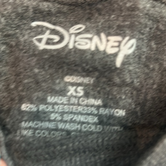 Disney Black and gray sweatshirt, size xs - Picture 3 of 3